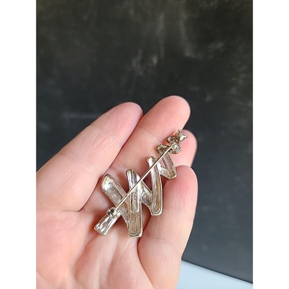 Monet Christmas Tree Brooch Vintage - Picture 4 of 10